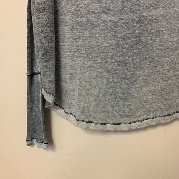 We the Free // Pale Blue Relaxed Long Sleeve Top - Picture 6 of 7